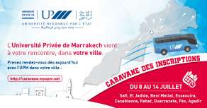 La caravane des inscriptions UPM du 08 au 14 Juillet près de chez vous !