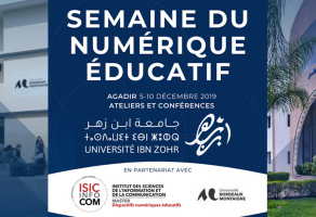 Première semaine du numérique éducatif à l'Université Ibn Zohr d'Agadir