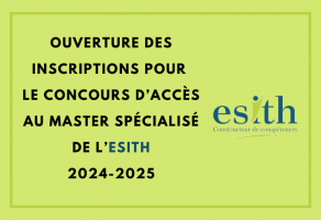 Concours Master Spécialisé ESITH Casablanca 2024-2025