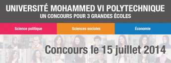 Université Mohammed VI Polytechnique - Rabat: concours le 15 juillet