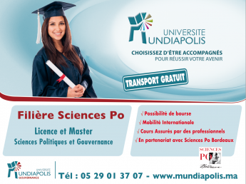 Sciences Po à l'Université Mundiapolis : Inscriptions Ouvertes !
