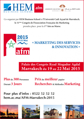 HEM - 31ème congrès de l'Association Française Marketing - AFM 2015