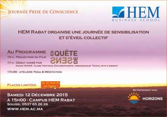 HEM Rabat - Journée Prise de conscience – En quête de Sens