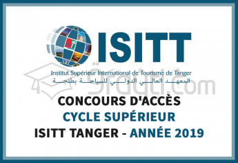 Concours d’accès au Cycle Supérieur de l’ISITT Tanger 2019