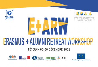 Erasmus+ Alumni Retreat Workshop « E+ARW » : Le 05 et 06 Décembre 2019 à Tétouan