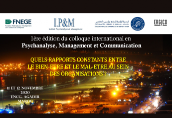 1ère édition du Colloque International en Psychanalyse, Management et Communication 2020