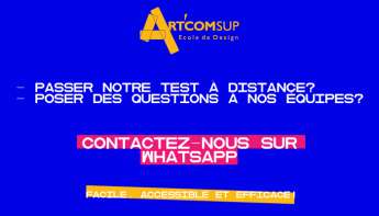 Concours d'admission Art'Com Sup 2020