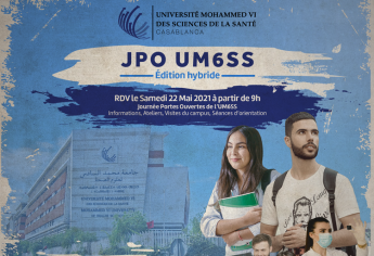 Journée Portes Ouvertes « Édition Hybride » à l'Université Mohammed VI des Sciences de la Santé (UM6SS)
