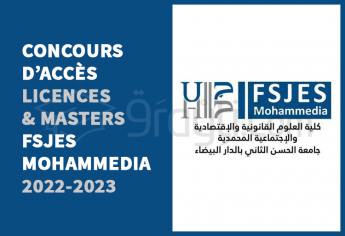 Concours d’accès aux Licences et Masters de FSJES Mohammedia 2022-2023