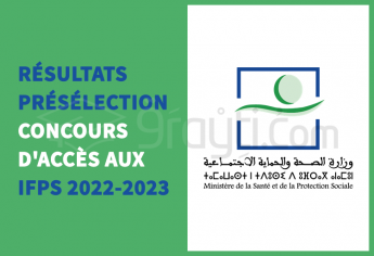 Résultats de présélection du concours d'accès aux IFPS 2022-2023