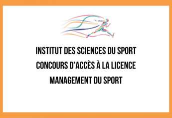 I2S Settat Présélection Concours Licence Management du Sport 2023-2024