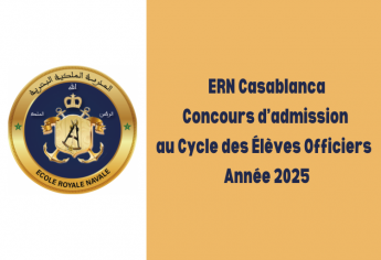 Concours d'admission au cycle des Élèves Officiers de l'École Royale Navale 2025