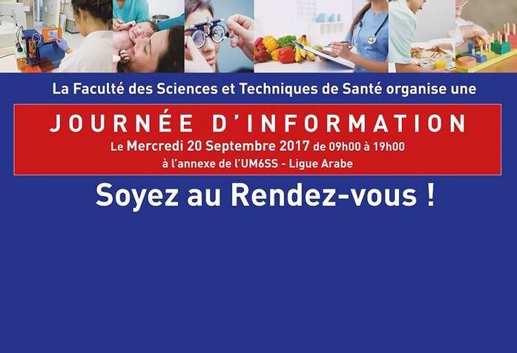 Journée d'information organisée par la Faculté des Sciences et Techniques de Santé de l'UM6SS