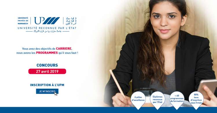 Concours d'admission à l'UPM - 27/04/2019