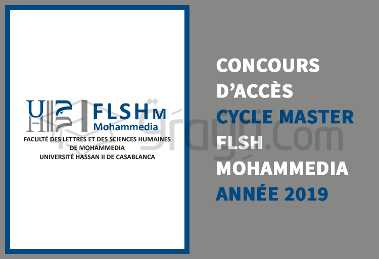 Concours d'accès aux Masters à la FLSH Mohammedia 2019