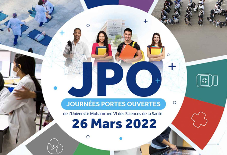 Journée Portes Ouvertes à l'Université Mohammed VI des Sciences de la Santé - Samedi 26 Mars 2022