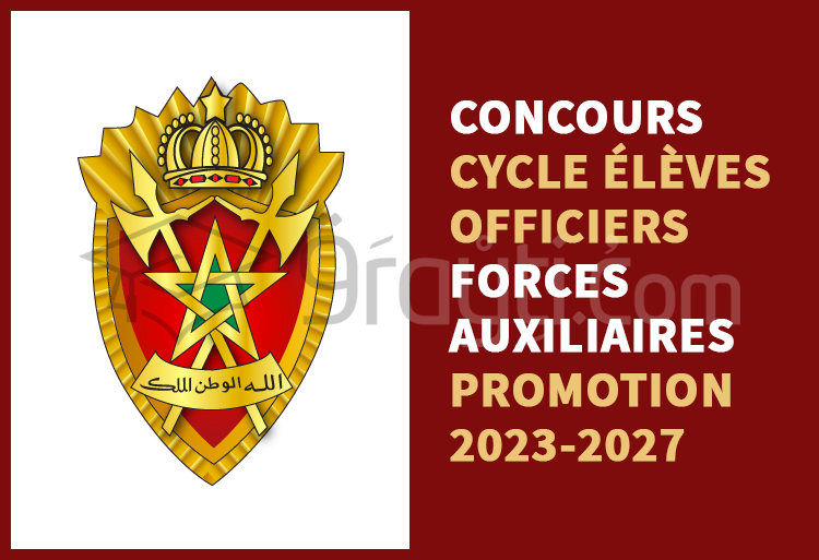 Concours cycle des Élèves Officiers des Forces Auxiliaires - Promotion 2023-2027