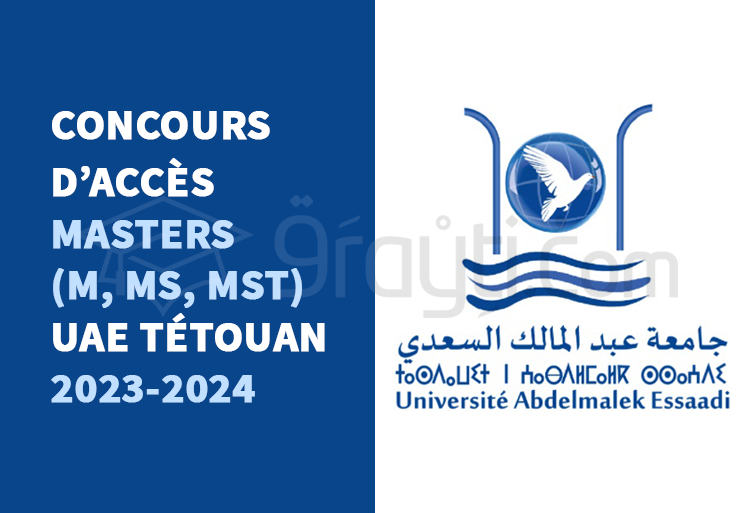 Concours Masters des établissements de l'UAE Tétouan 2023-2024