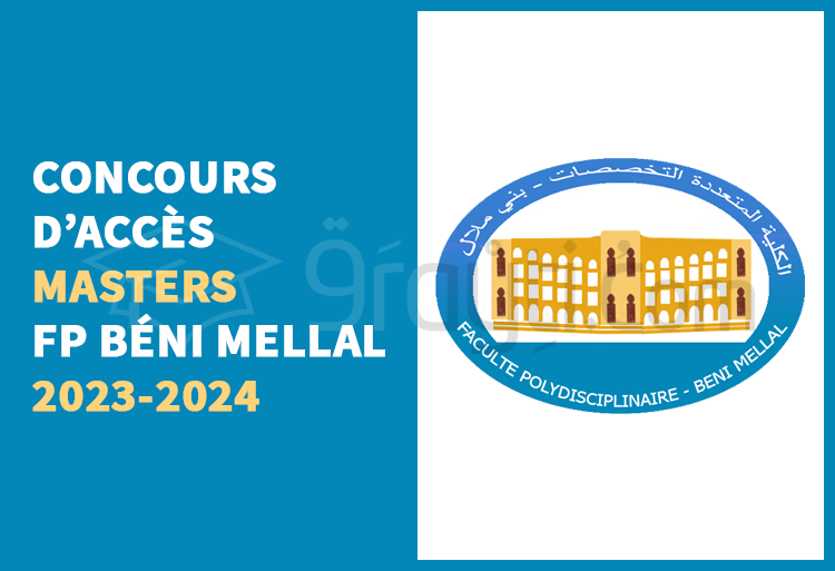 Concours Masters de FP Béni Mellal 2023-2024