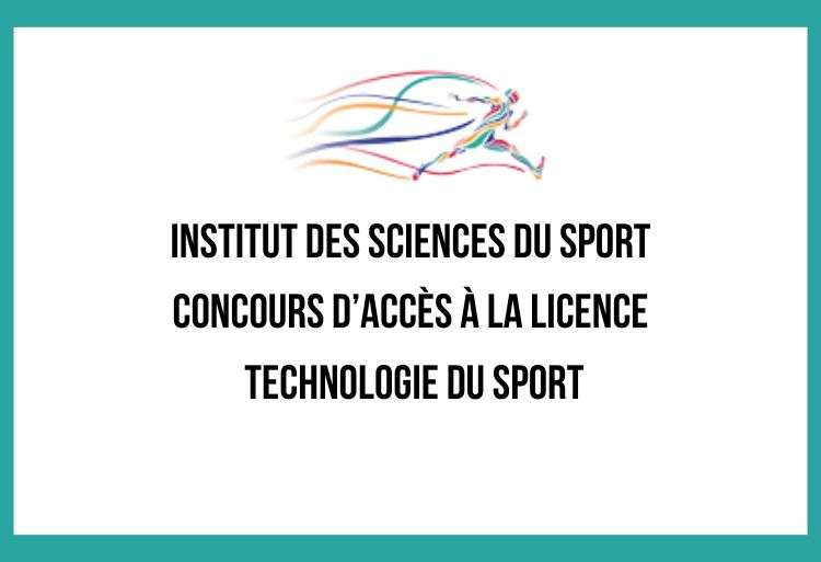 I2S Settat Présélection Concours Licence Technologie du Sport 2023-2024